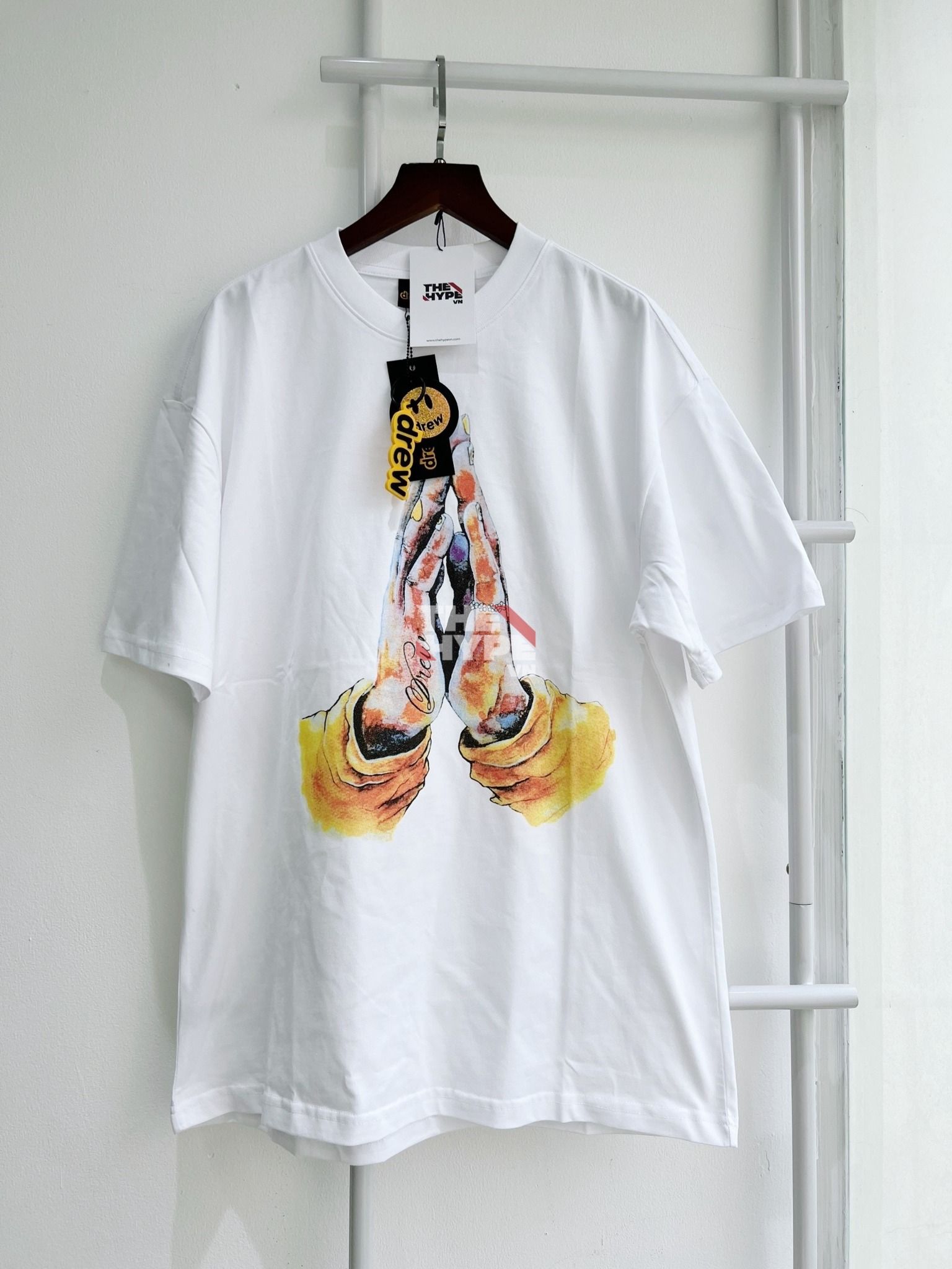  DREW TEE - Áo Thun Drew Hand SS23 (White) [Mirror Quality] 