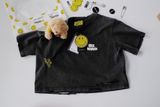  Áo Thun Croptop 13De Marzo Broken Pin Badge Bear (Black) Best Quality 