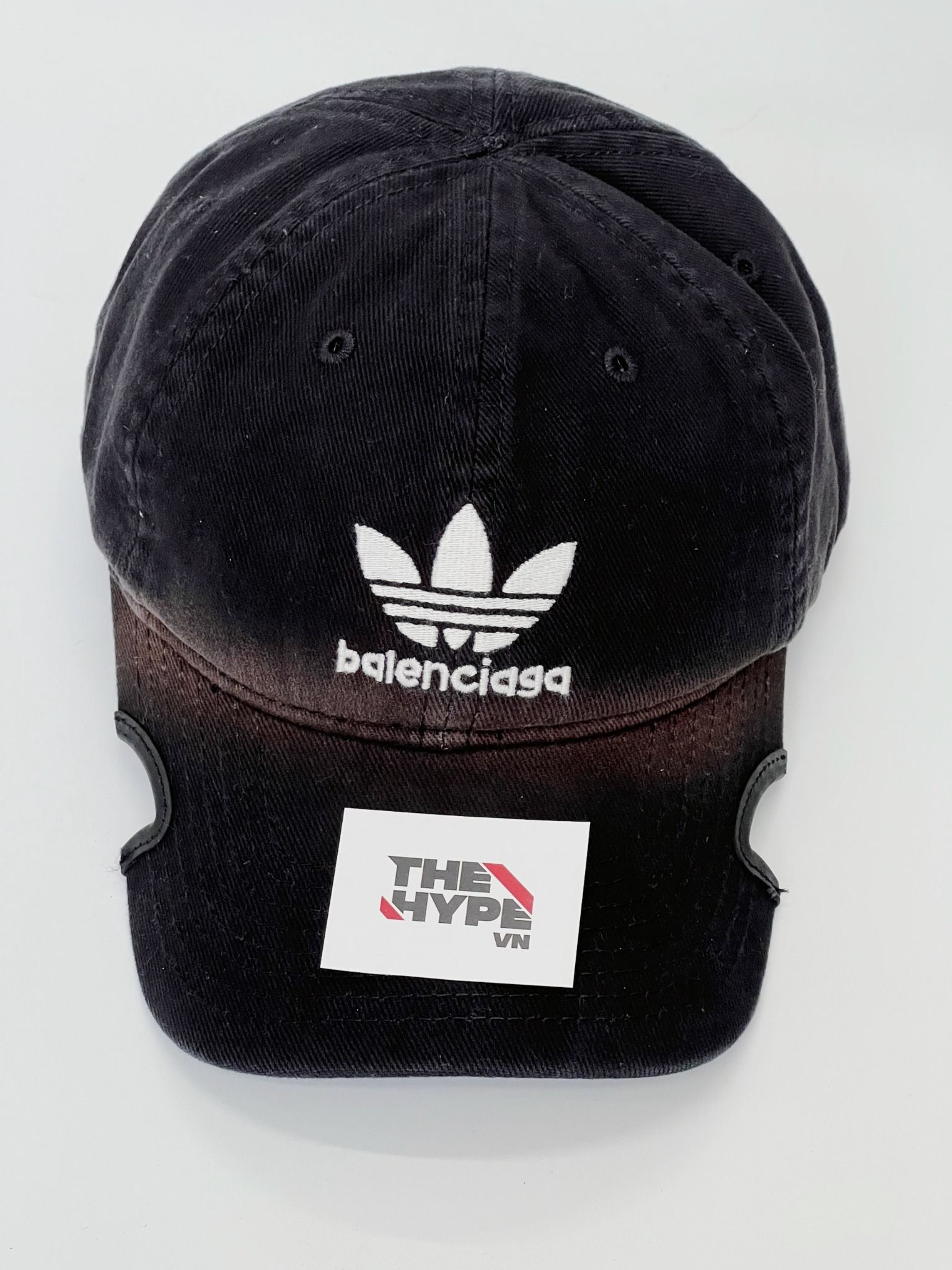  BALENCIAGA CAP- Mũ Lưỡi Trai BLCG x Adidas Logo Trefoil (Black) [MIRROR QUALITY] 