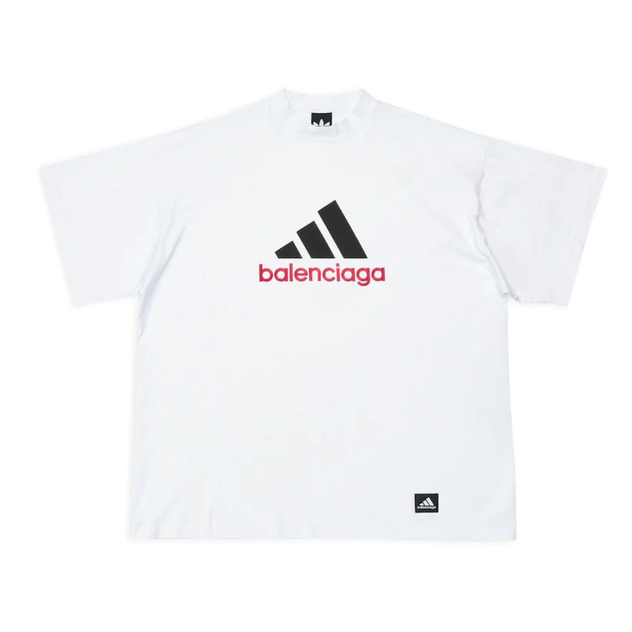  Áo Thun Balenciaga Collab Adidas Big Logo (White) [MIRROR QUALITY] 