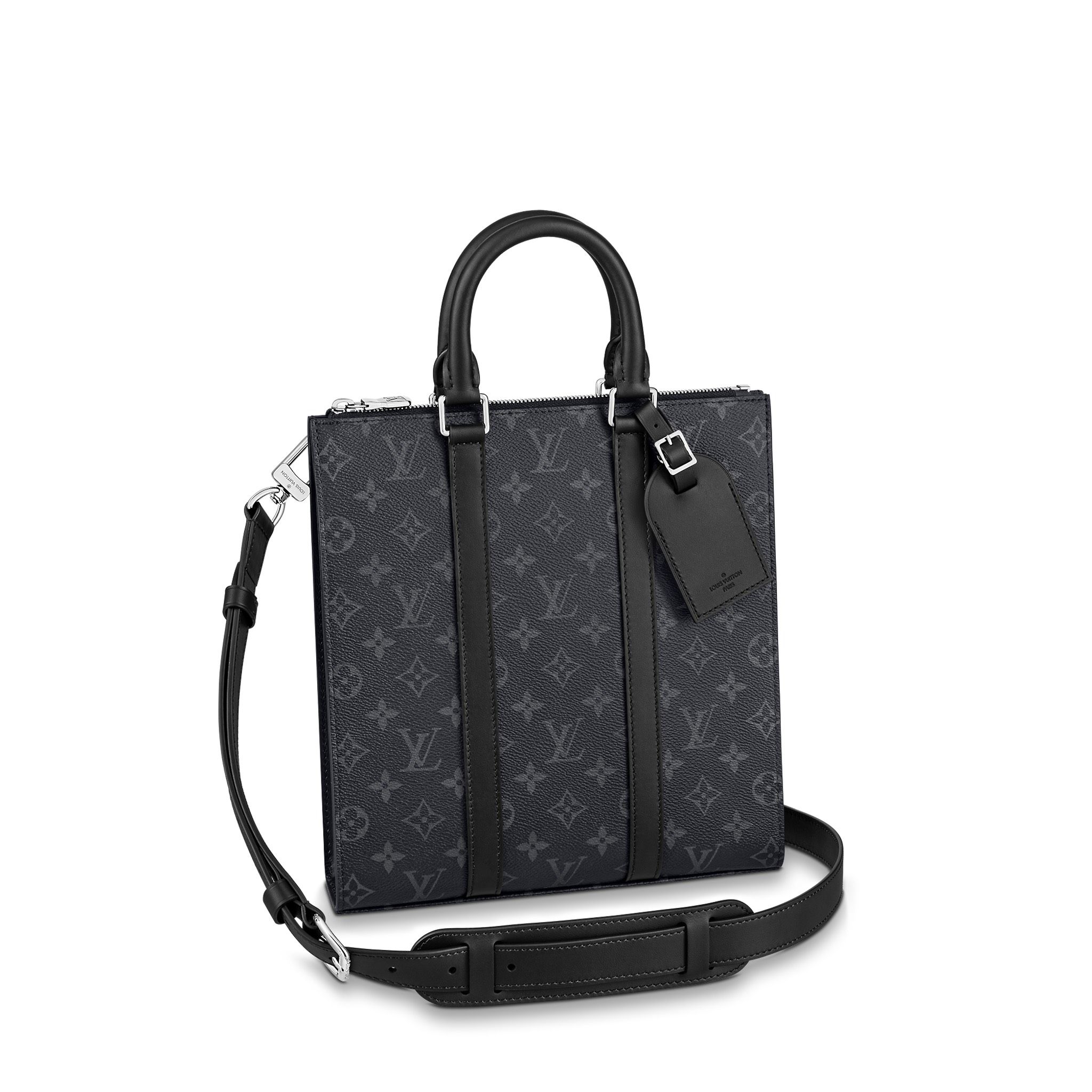  Túi Louis Vuitton Sac Plat Cross (Black) [Mirror Quality] 