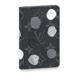  Ví Đựng Card Louis Vuitton x Yayoi Kusama Painted Dots Wallet (Black) [Mirror Quality] 