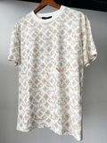  LOUIS VUITTON TEE - Áo LV Monogram Cotton (White) [Mirror Quality] 