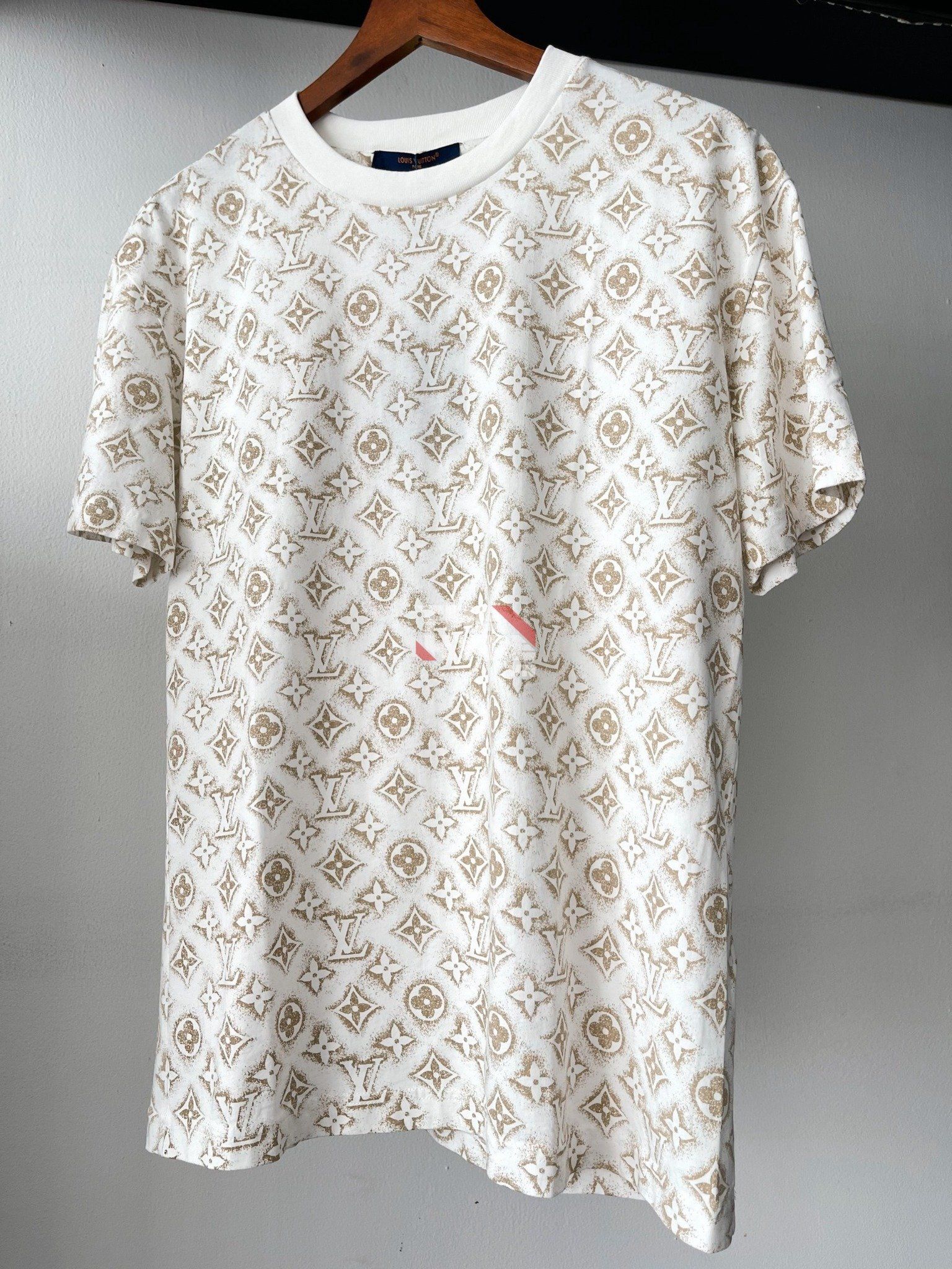  LOUIS VUITTON TEE - Áo LV Monogram Cotton (White) [Mirror Quality] 