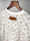  LOUIS VUITTON TEE - Áo LV Monogram Cotton (White) [Mirror Quality] 