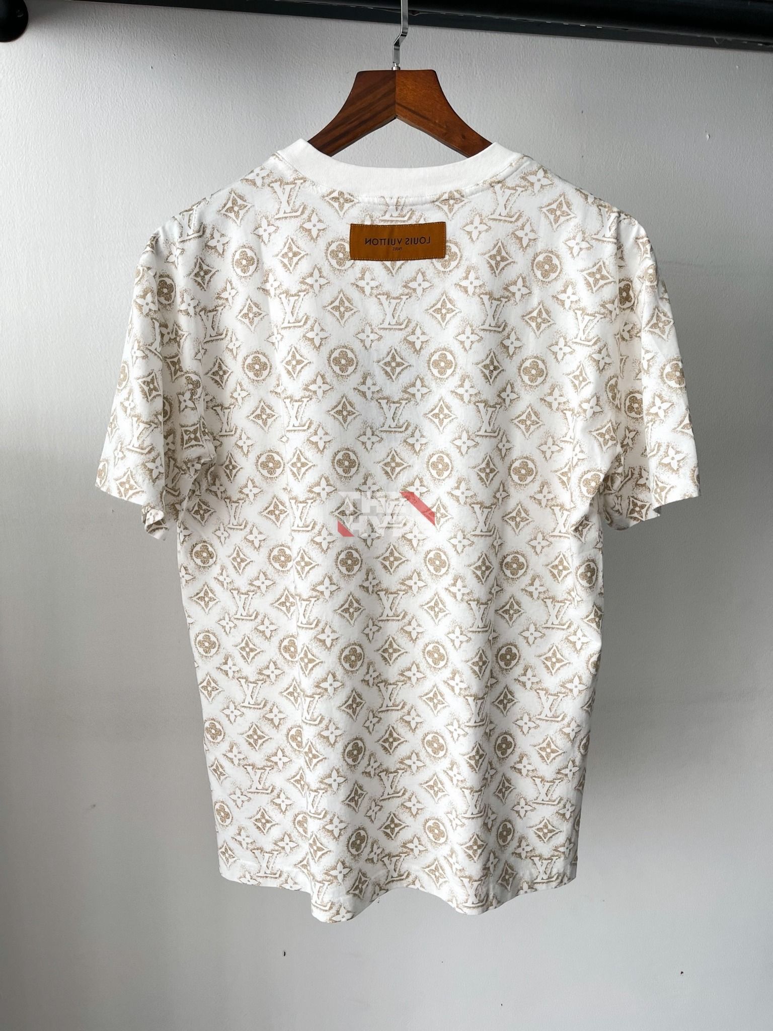  LOUIS VUITTON TEE - Áo LV Monogram Cotton (White) [Mirror Quality] 