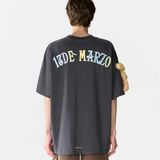  13DE MARZO TEE - Áo Thun Macaron Logo Forest River (Black) Best Quality 