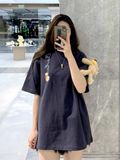  13DE MARZO TEE - Áo Thun Macaron Logo Forest River (Black) Best Quality 