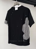  Áo Thun 13De Marzo Bear Knit Suture (Black) Best Quality 