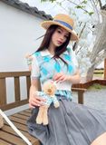  Áo Polo 13De Marzo Diamond Top (Blue Pastel) Best Quality 