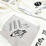 13DE MARZO HOODIE - Áo Hoodie Daffy Duck Sketch Zip (Đen) Best Quality 