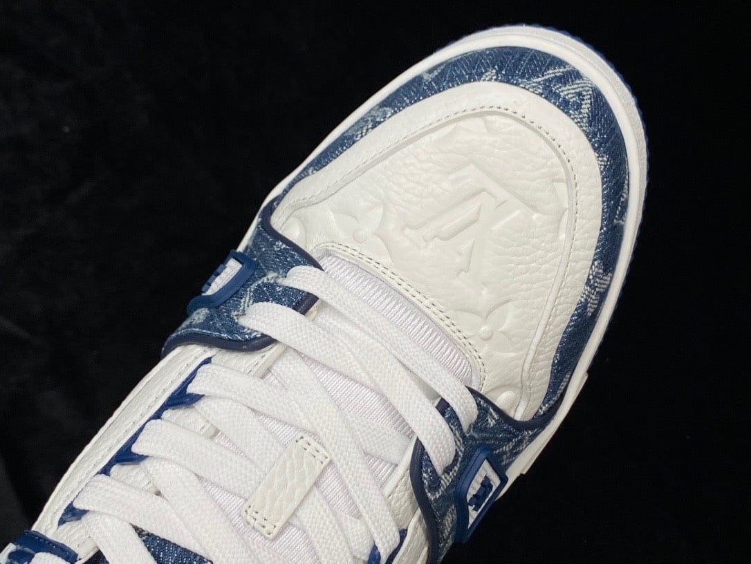  Giày LV Trainer Sneaker (Blue) [Mirror Quality] 