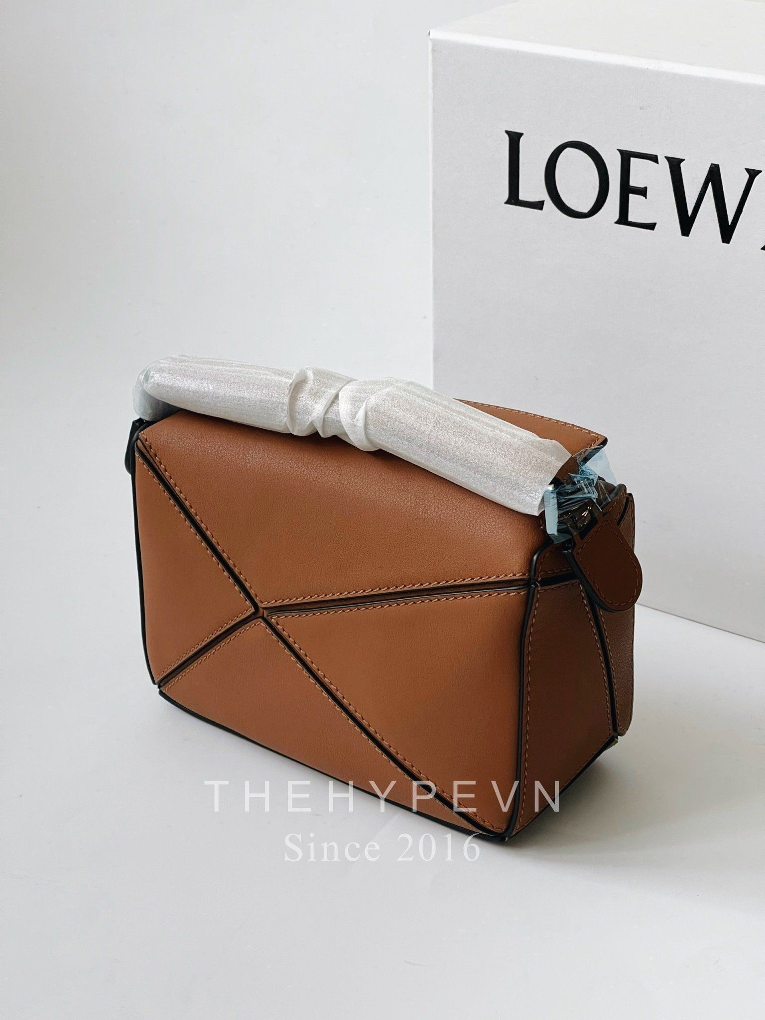  Túi Loewe Puzzle Classic Size Mini (Tan) [Mirror Quality] 