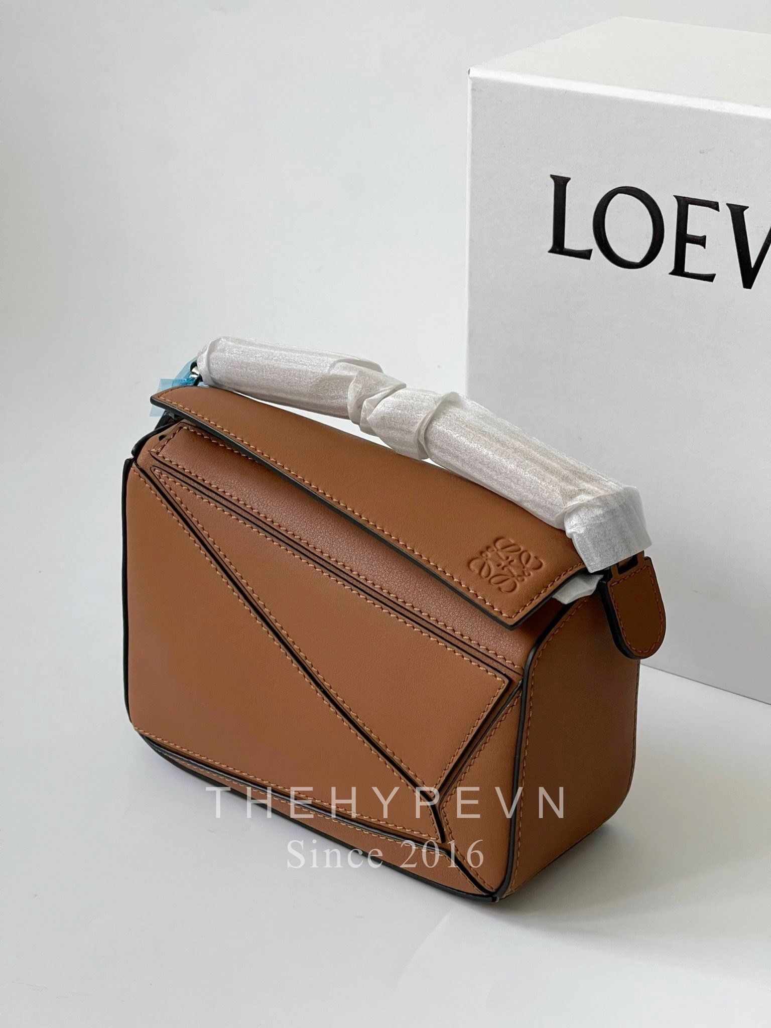  Túi Loewe Puzzle Classic Size Mini (Tan) [Mirror Quality] 