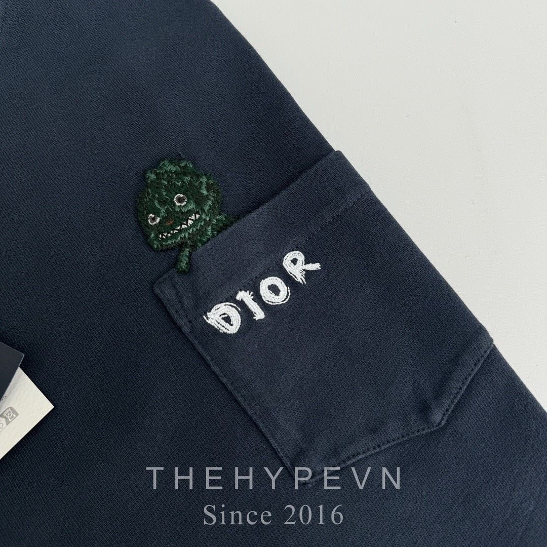  Áo Thun Dior Otani SS24 (Navy) [Mirror Quality] 