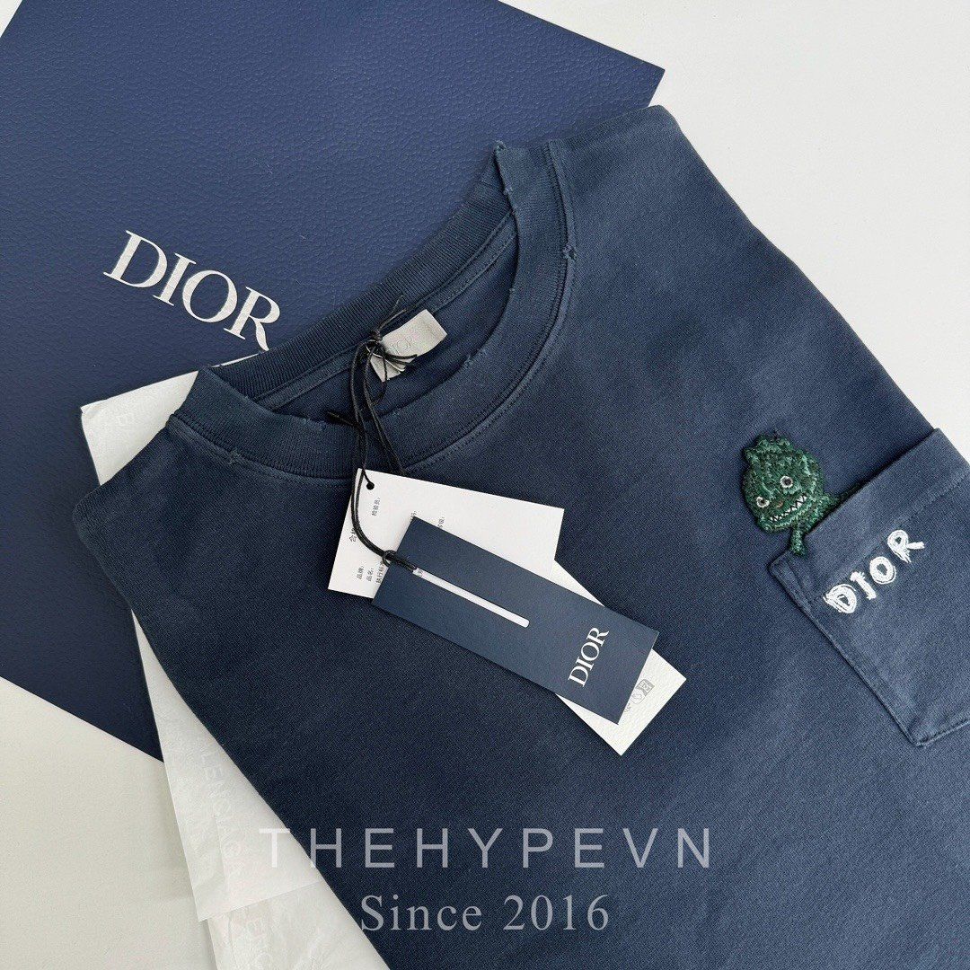  Áo Thun Dior Otani SS24 (Navy) [Mirror Quality] 