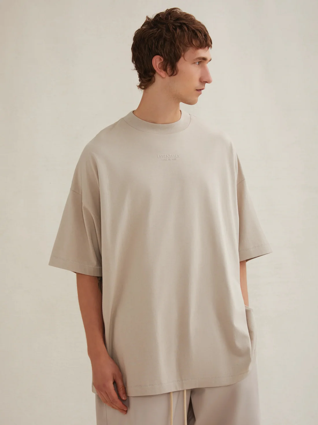  Áo Thun FOG Essentials SS24 (Silver Cloud) [Mirror Quality] 