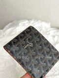  GOYARD WALLET - Ví ngắn Victoire Wallet (Đen nâu) [MIRROR QUALITY] 