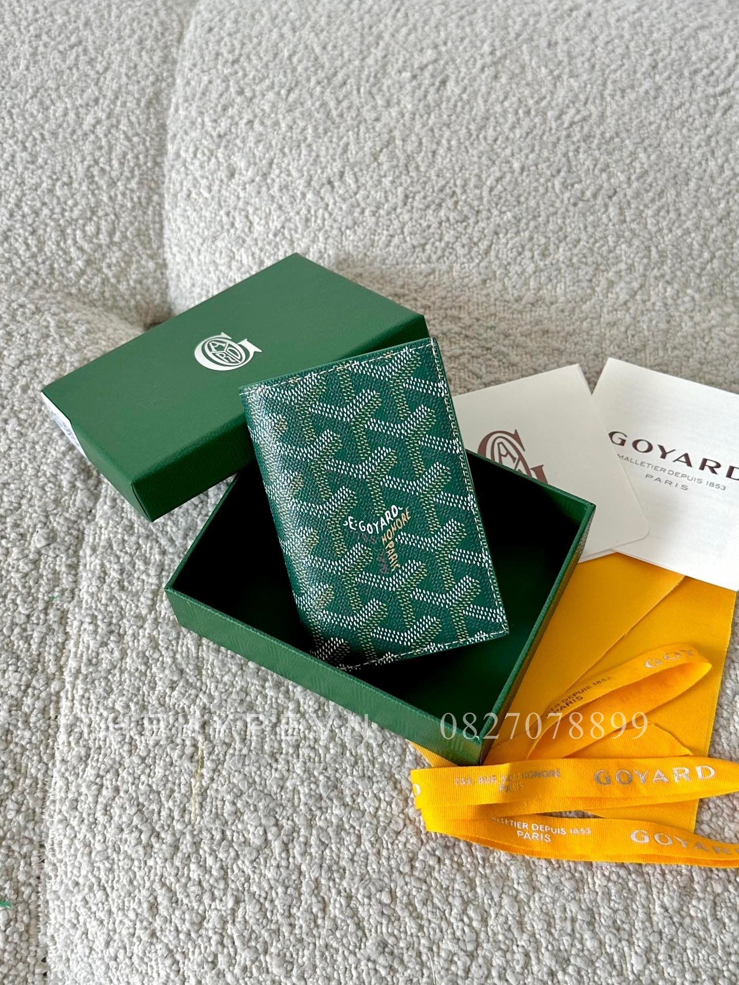  GOYARD CARD HOLDER - Saint-Marc Card Wallet (Green) [MIRROR QUALITY] 