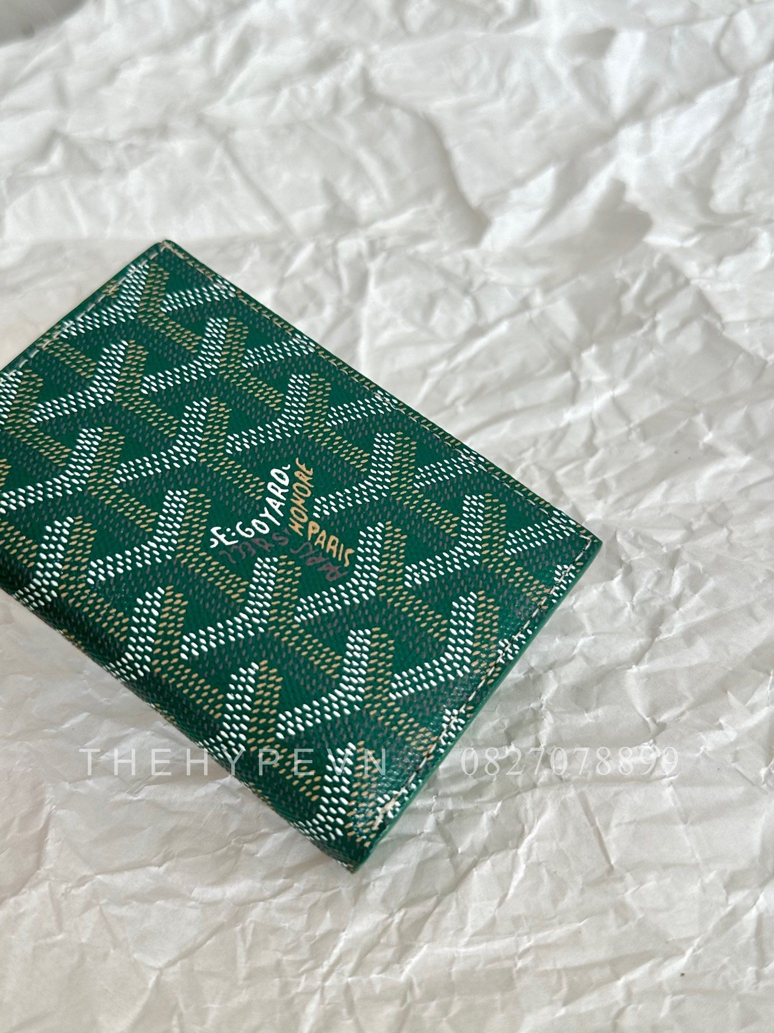  GOYARD CARD HOLDER - Saint-Marc Card Wallet (Green) [MIRROR QUALITY] 