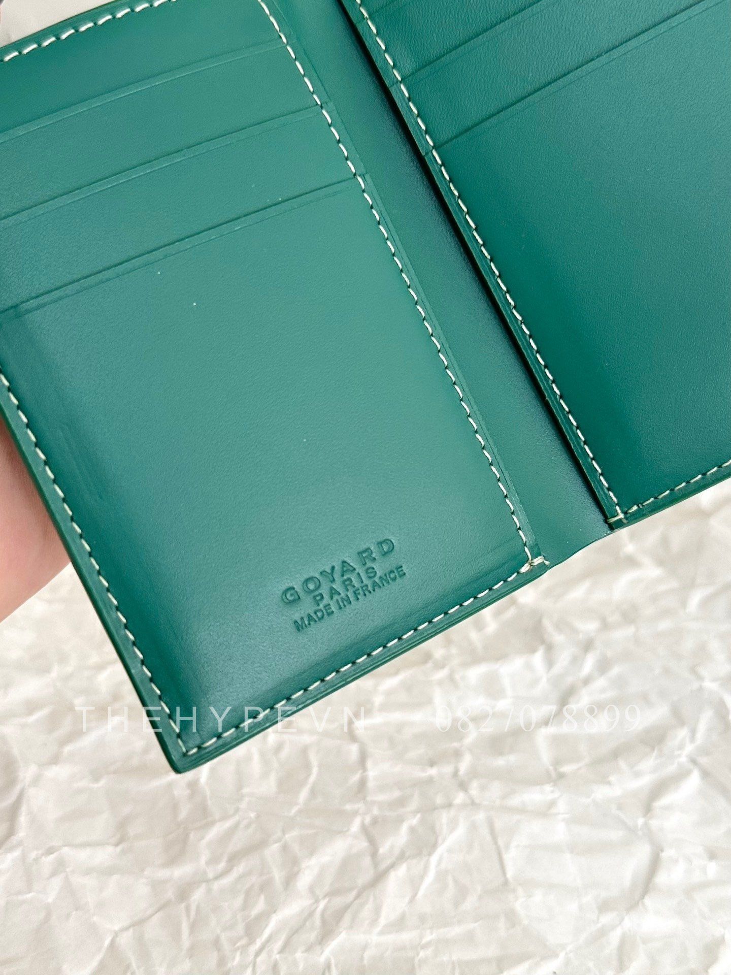  GOYARD CARD HOLDER - Saint-Marc Card Wallet (Green) [MIRROR QUALITY] 