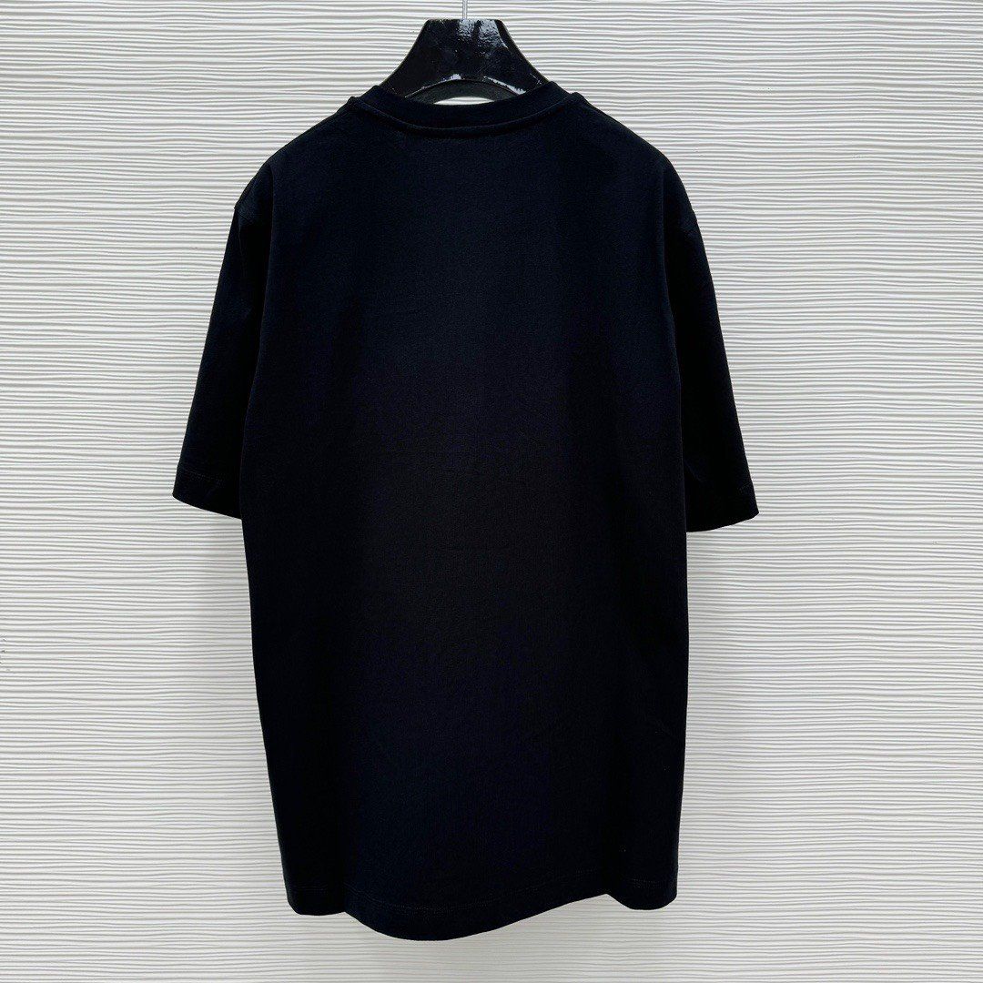  Áo thun Burberry BBR Cotton T-shirt (Black) [Mirror Quality] 