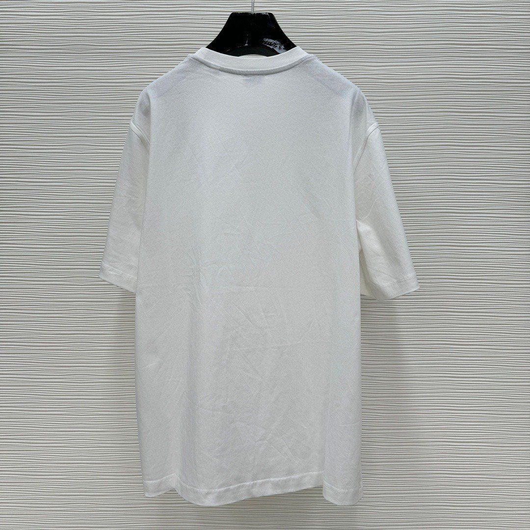  Áo thun Burberry BBR Cotton T-shirt (White) [Mirror Quality] 