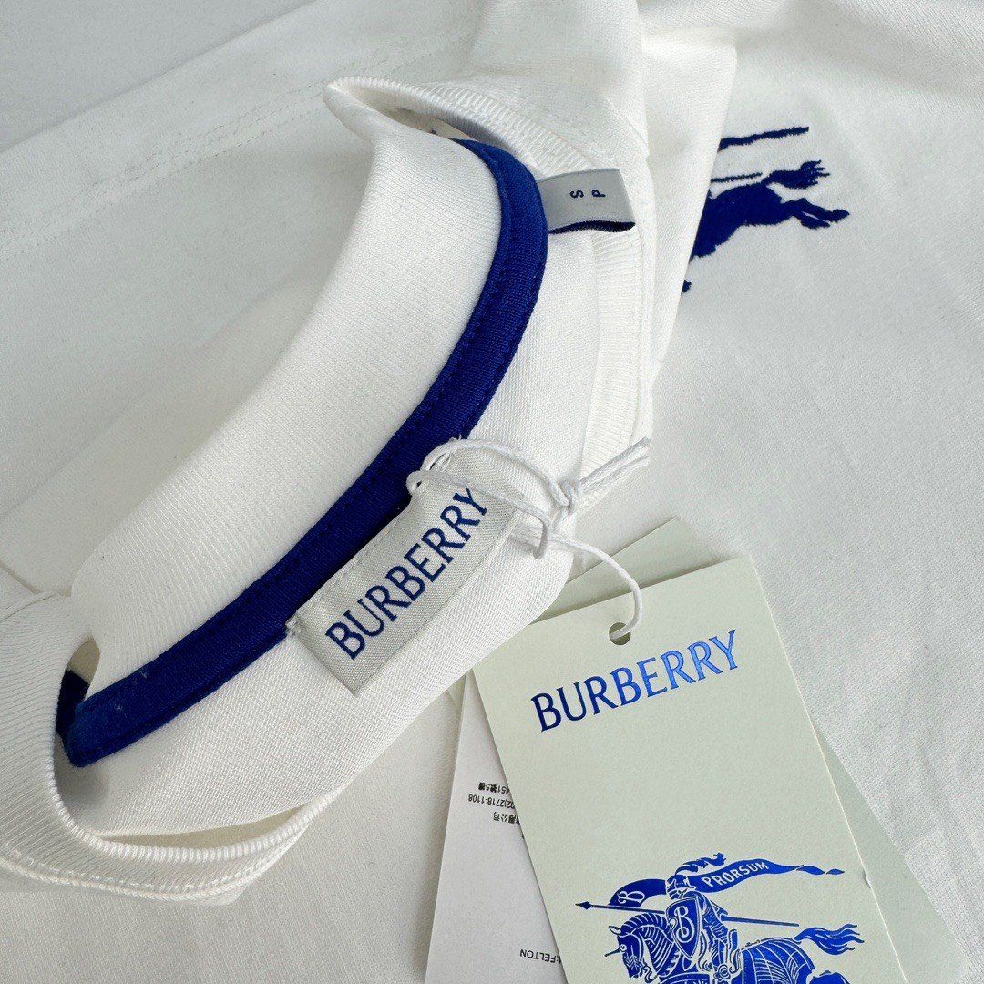  Áo thun Burberry BBR Cotton T-shirt (White) [Mirror Quality] 