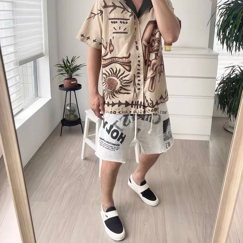  Áo Sơ Mi Cactus Jack Shirt (Brown) [Mirror Quality] 