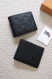 LOUIS VUITTON WALLET -Ví LV Aerogram Multiple Wallet (Black) [Mirror Quality] 