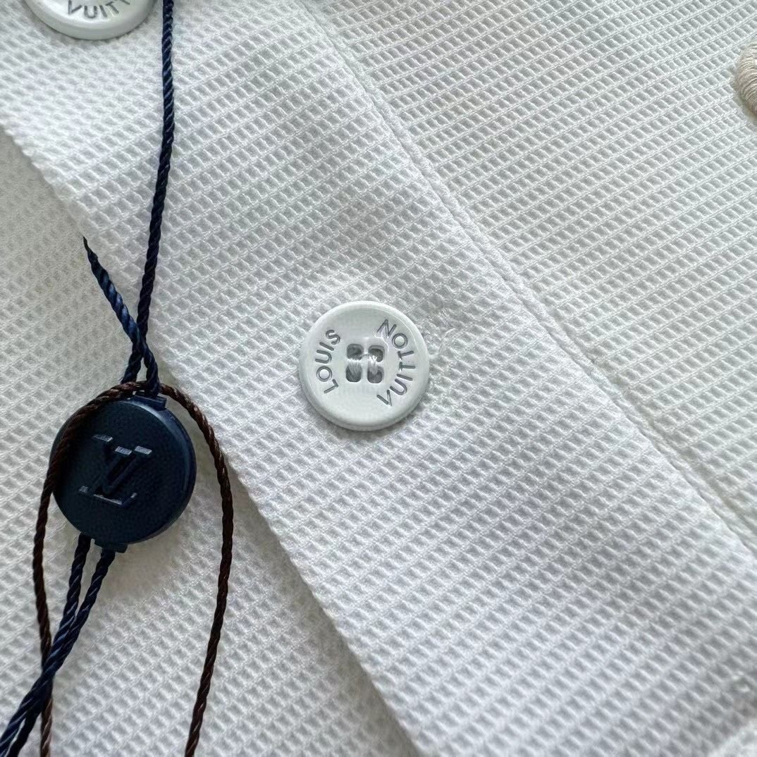  Áo Polo Louis Vuitton Poplin (White) [Mirror Quality] 