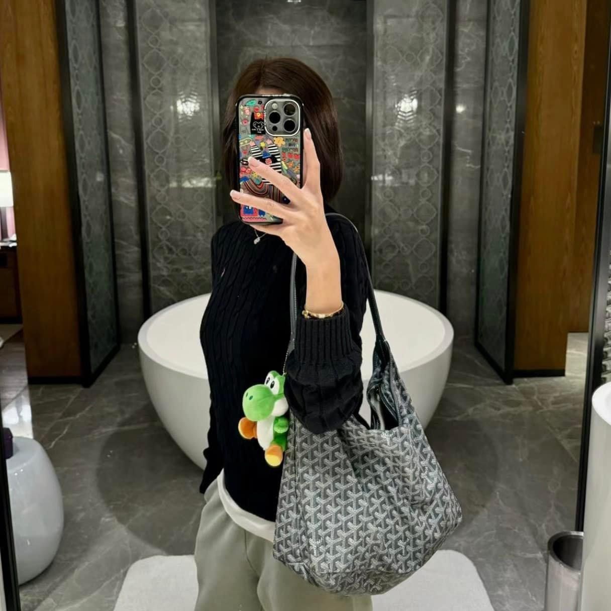 GOYARD BAG Túi Tote Goyard Bohème Hobo (Grey) [Mirror Quality] 