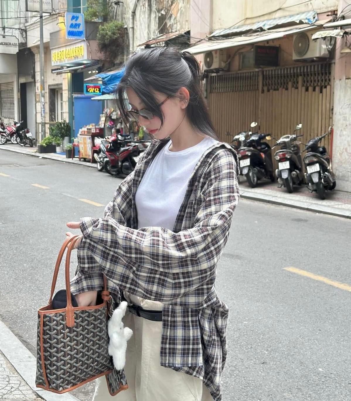  Túi Goyard Artois PM (Black & Tan) [Mirror Quality] 