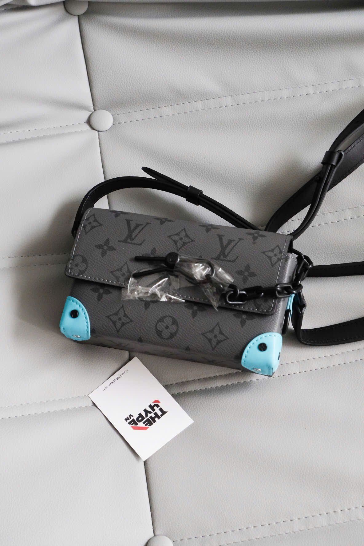  LOUIS VUITTON BAG - Túi LV Steamer Monogram Eclipse Reverse Canvas(Black) [Mirror Quality] 
