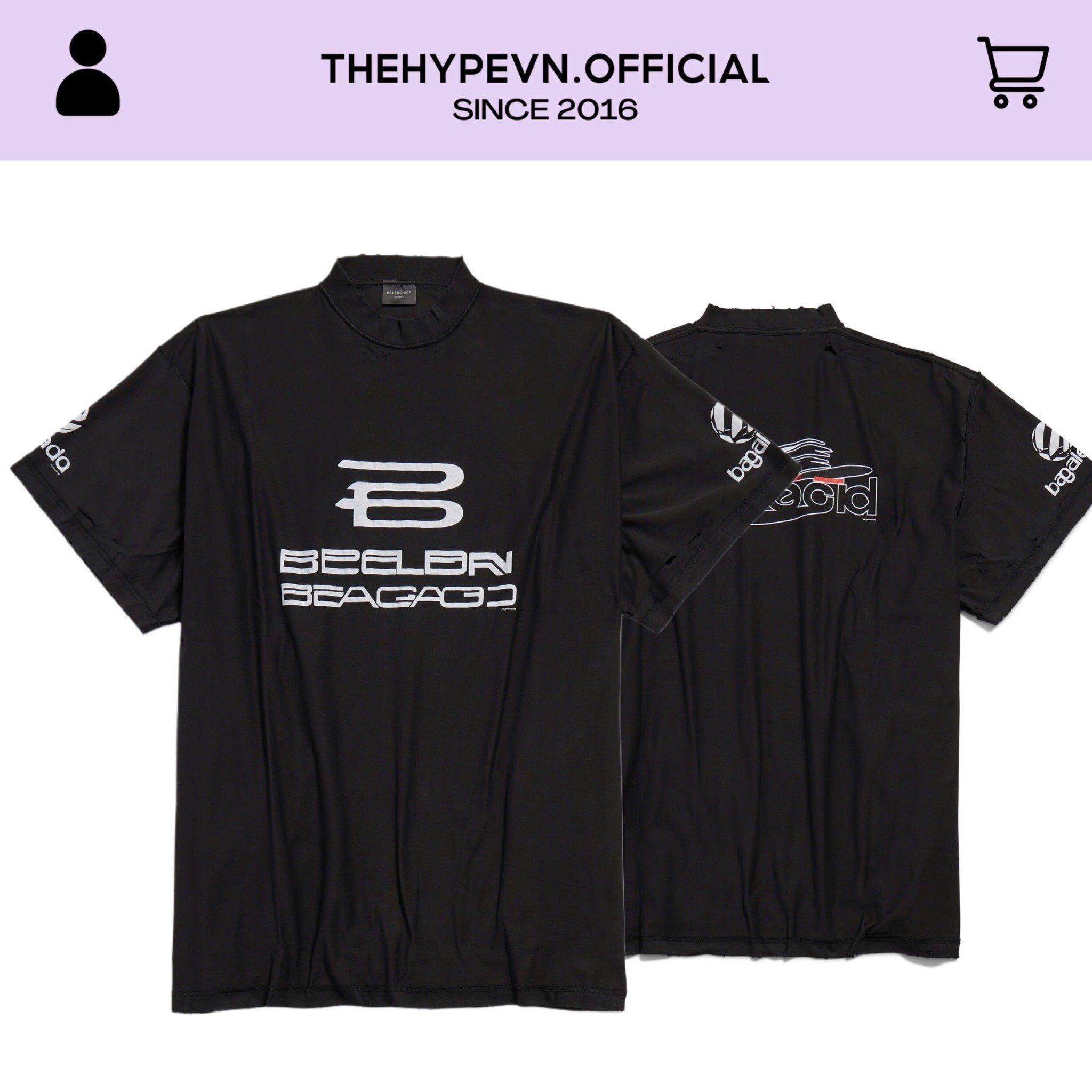  Áo Thun Balenciaga Ai-generated (Black) [Mirror Quality] 