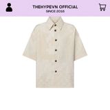  ÁO SƠ MI LOUIS VUITTON LV DAMIER DENIM JACKET (CREAM) 