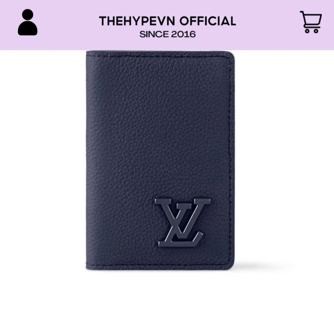  LOUIS VUITTON CARD HOLDER - Ví Đựng Card Pocket Organizer (Atlantic Blue) [Mirror Quality] 
