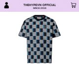  Áo Thun Louis Vuitton LV Damier Short-Sleeved (Dark Night Blue) [Mirror Quality] 