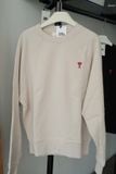  ÁO SWEATER AMI PARIS SWEATSHIRT HEART (BEIGE) 