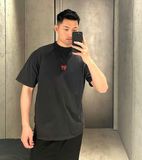  ÁO THUN BALENCIAGA BLCG RED LAUREL (BLACK) 