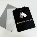  ÁO THUN BALENCIAGA BLCG LOOP EMBROIDERED LOGO (BLACK) 