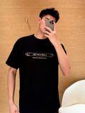  ÁO THUN LOUIS VUITTON LV EMBELLISHED EMBROIDERED CHEST (BLACK) 