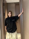  ÁO THUN BALENCIAGA BLCG INSIDE OUT WAVE (BLACK) 