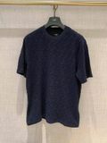  ÁO THUN FENDI PIQUÉ COTTON (NAVY) 