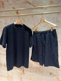  ÁO THUN FENDI PIQUÉ COTTON (NAVY) 