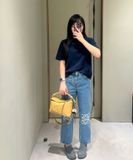  ÁO POLO LOEWE PATCH (NAVY) 