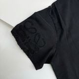  ÁO THUN LOEWE ANAGRAM SLEEVE CUT OUT (BLACK) 