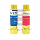 Van chống cháy ngược gió đá (oxy/gas) gắn đồng hồ và tay cắt