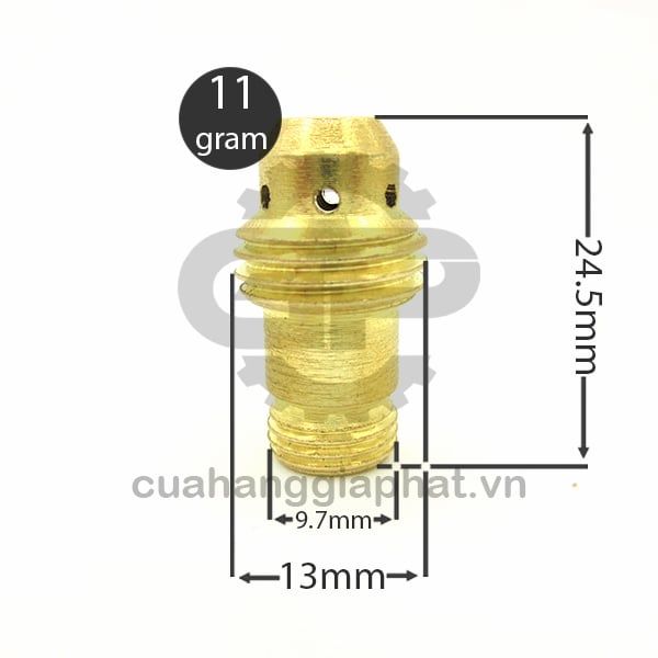 Đầu kẹp tig ngắn QQ150