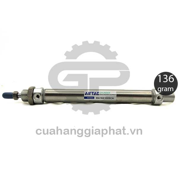 Xy lanh tròn inox Airtac MA